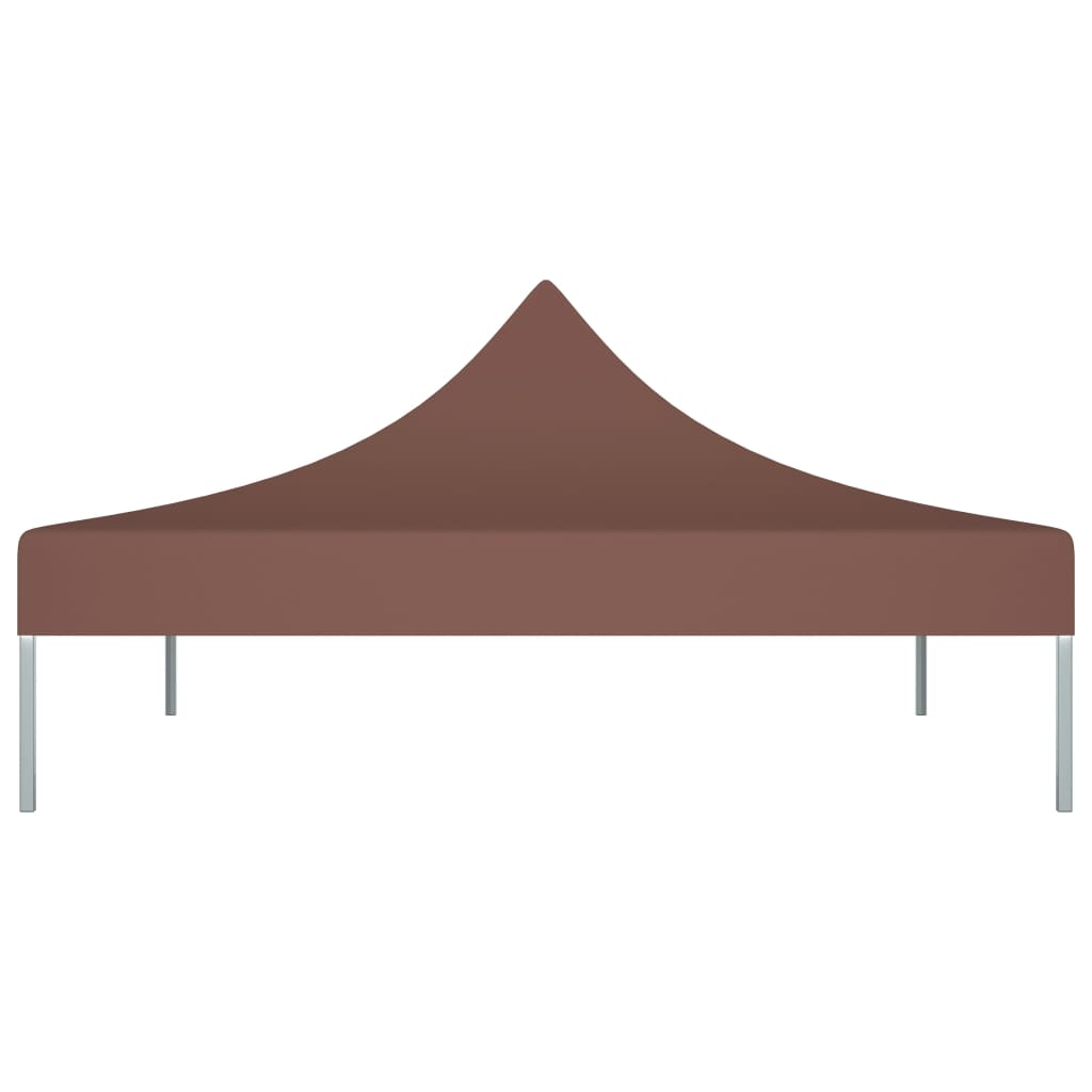 Party Tent Roof 3x3 m Brown 270 g/m²