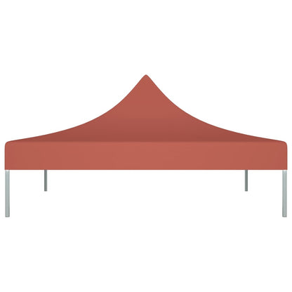 Party Tent Roof 3x3 m Terracotta 270 g/m²