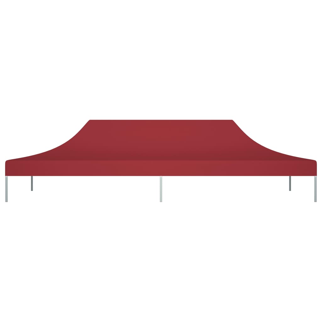 Party Tent Roof 6x3 m Burgundy 270 g/m²