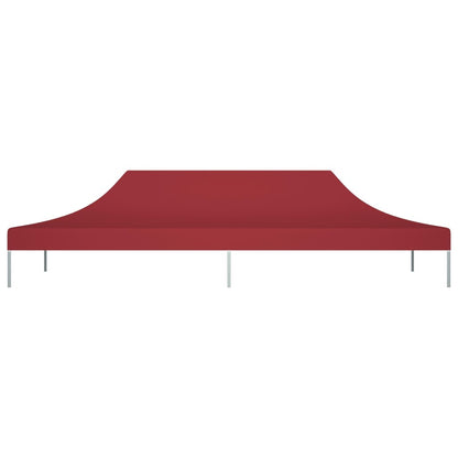 Party Tent Roof 6x3 m Burgundy 270 g/m²