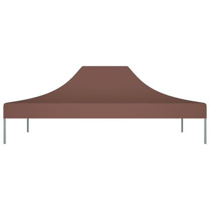 Party Tent Roof 4.5x3 m Brown 270 g/m²