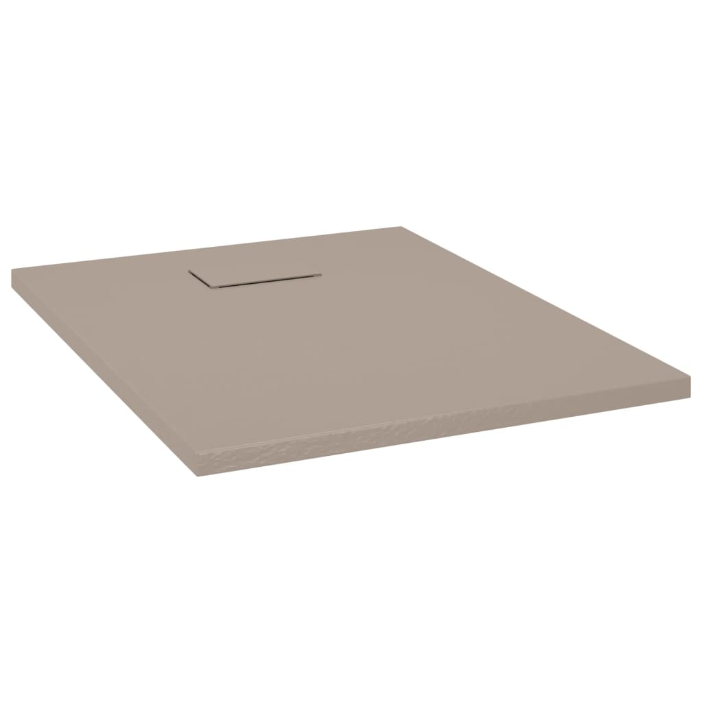 Shower Base Tray SMC Brown 90x70 cm