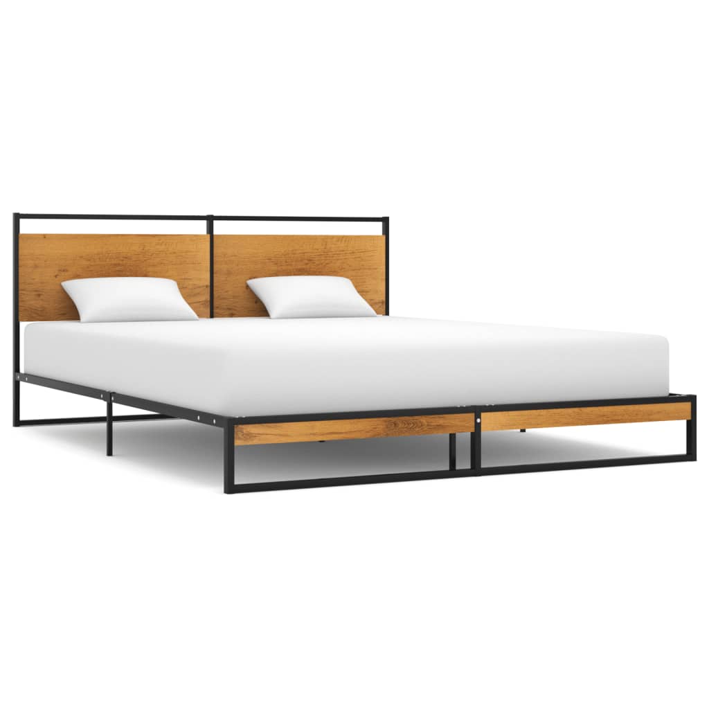 Bed Frame without Mattress Metal 160x200 cm