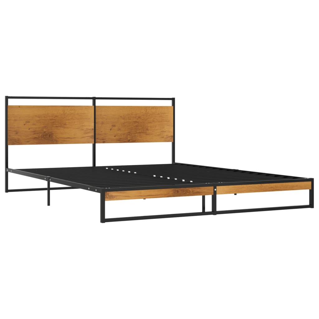 Bed Frame without Mattress Metal 160x200 cm