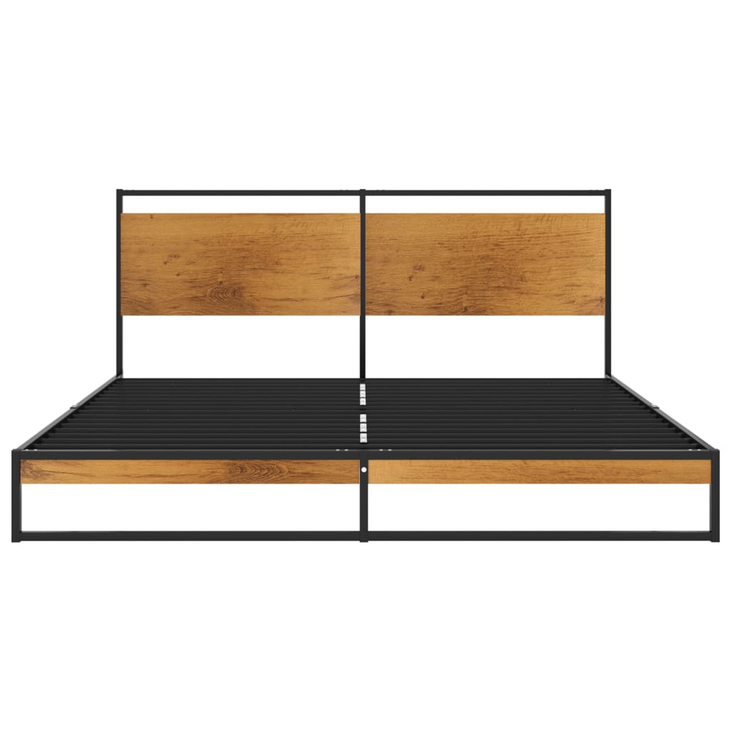 Bed Frame without Mattress Metal 160x200 cm