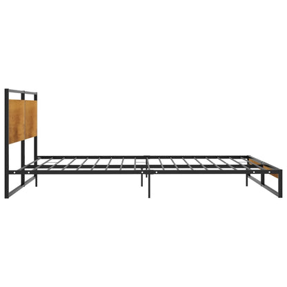 Bed Frame without Mattress Metal 160x200 cm