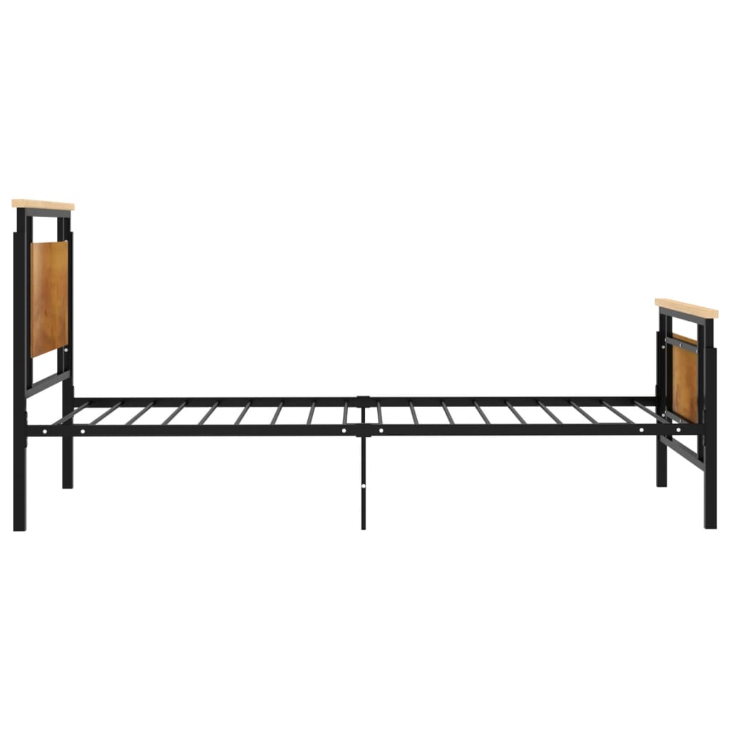 Bed Frame without Mattress Metal 100x200 cm