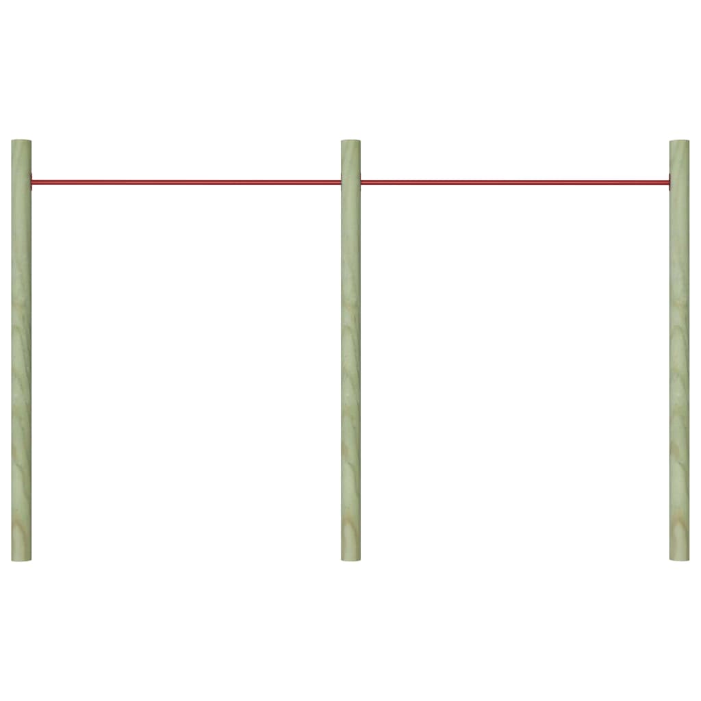 Turning Bars 2 pcs 125 cm Steel Red