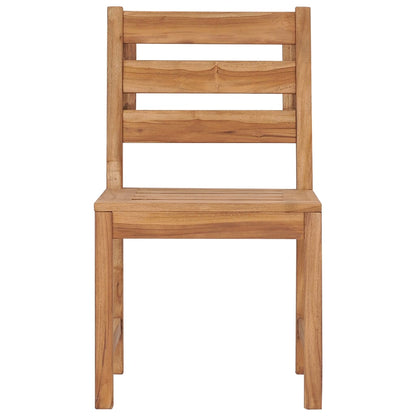 Garden Chairs 2 pcs Solid Teak Wood