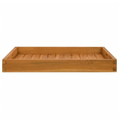 Serving Tray 60x60 cm Solid Teak Wood