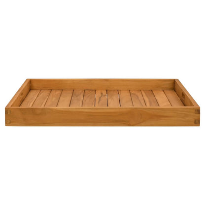 Serving Tray 70x70 cm Solid Teak Wood