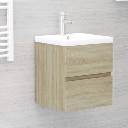 Sink Cabinet Sonoma Oak 41x38.5x45 cm Engineered Wood