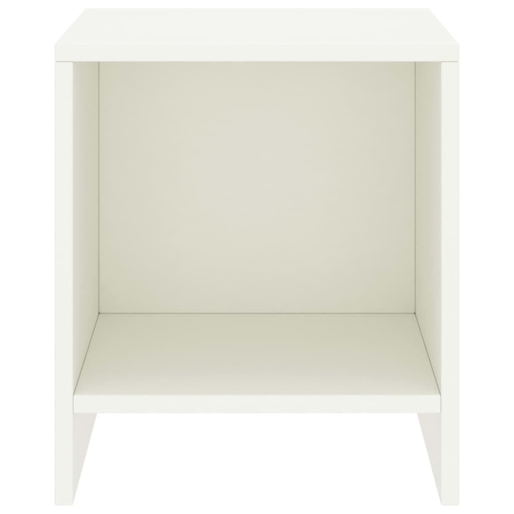 Bedside Cabinet White 35x30x40 cm Solid Pinewood