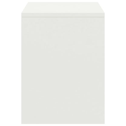 Bedside Cabinet White 35x30x40 cm Solid Pinewood