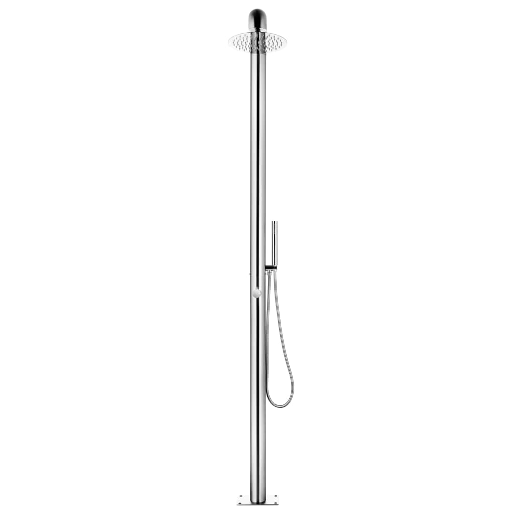 Garden Shower 225 cm Stainless Steel