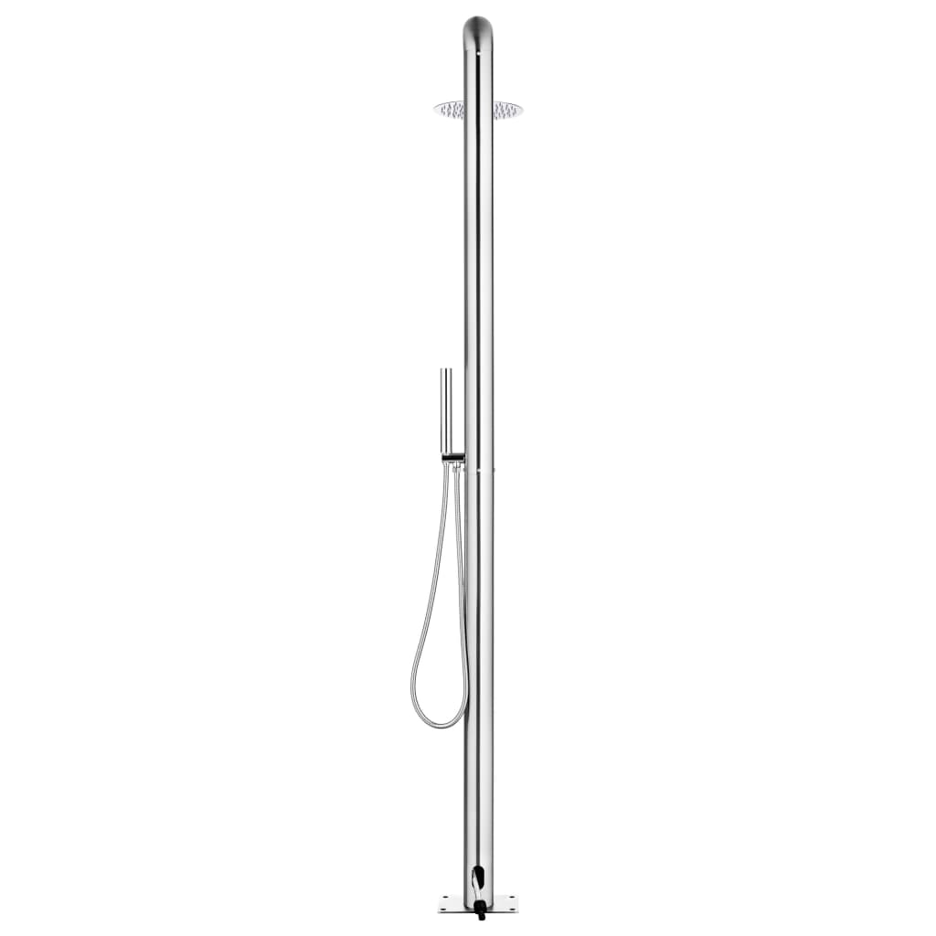 Garden Shower 225 cm Stainless Steel