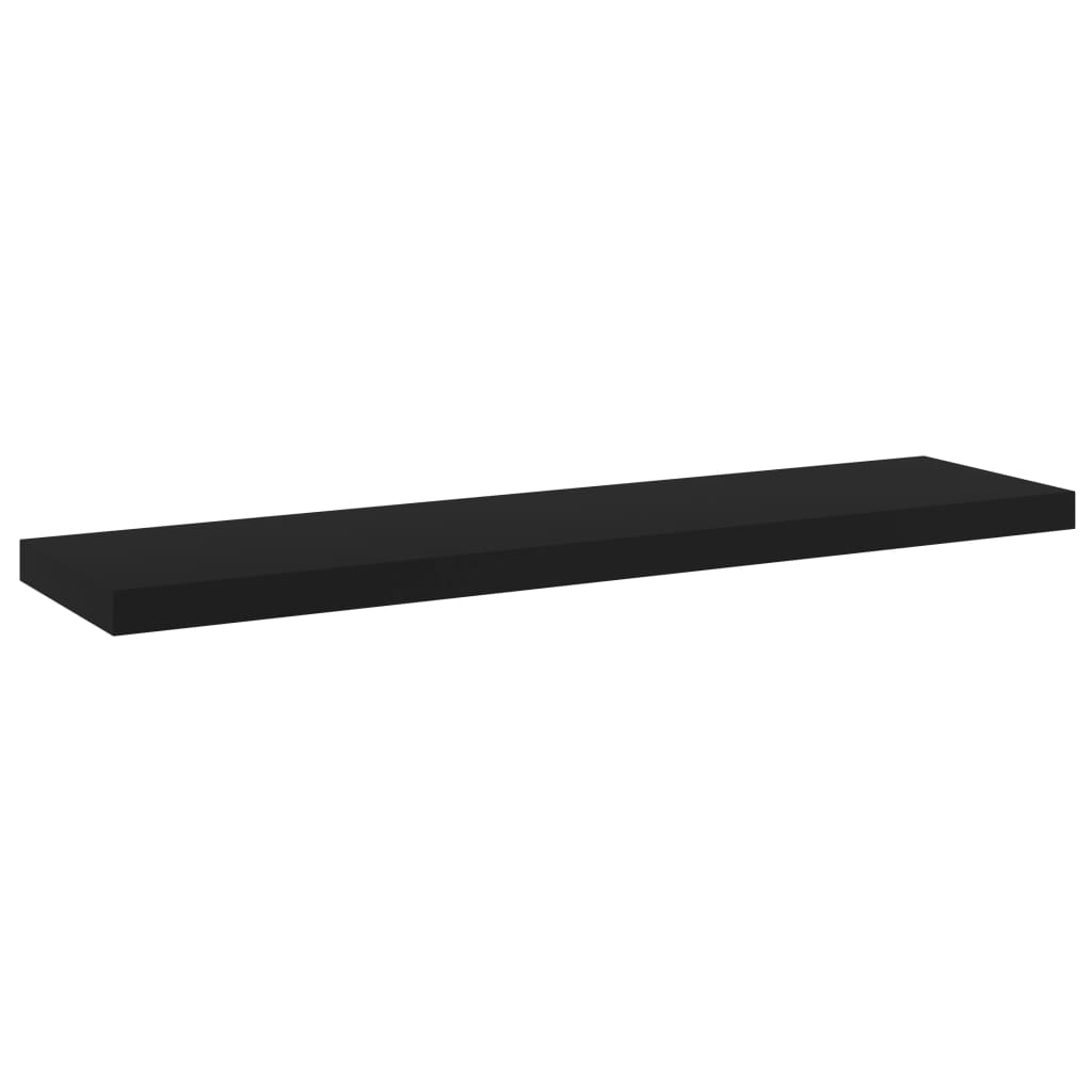 Bookshelf Boards 4 pcs Black 40x10x1.5 cm Engineered Wood