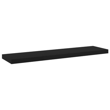 Bookshelf Boards 4 pcs Black 40x10x1.5 cm Engineered Wood