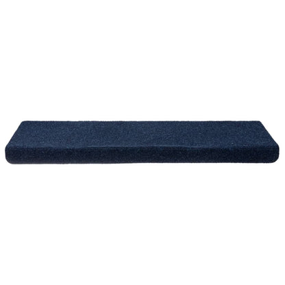 Stair Mats 15 pcs Needle Punch 65x21x4 cm Blue