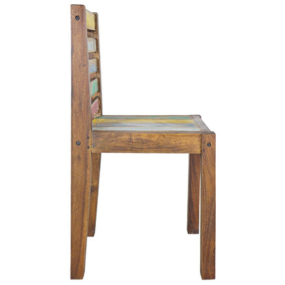 Dining Chairs 2 pcs Solid Reclaimed Wood