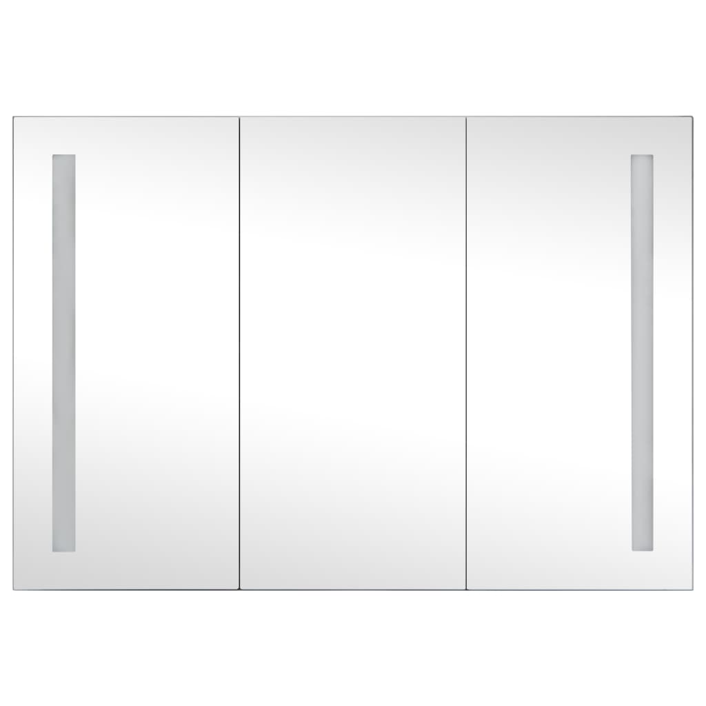 LED Bathroom Mirror Cabinet 89x14x62 cm