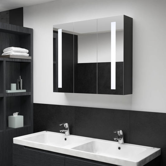 LED Bathroom Mirror Cabinet 89x14x62 cm