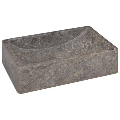 Sink 45x30x12 cm Marble High Gloss Grey