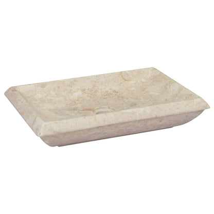 Sink Cream 50x35x10 cm Marble