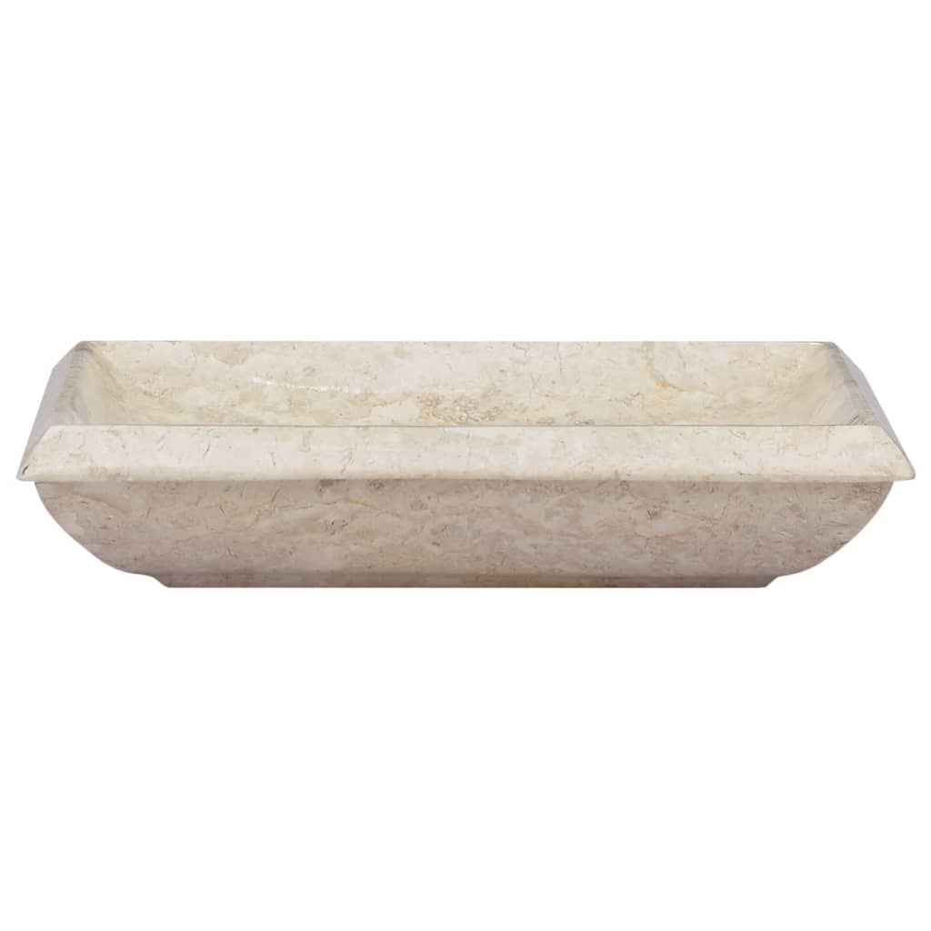 Sink Cream 50x35x10 cm Marble