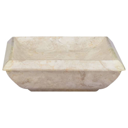 Sink Cream 50x35x10 cm Marble