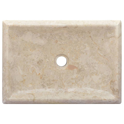 Sink Cream 50x35x10 cm Marble