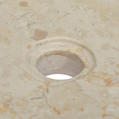 Sink Cream 40x40x10 cm Marble