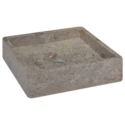 Sink Grey 40x40x10 cm Marble