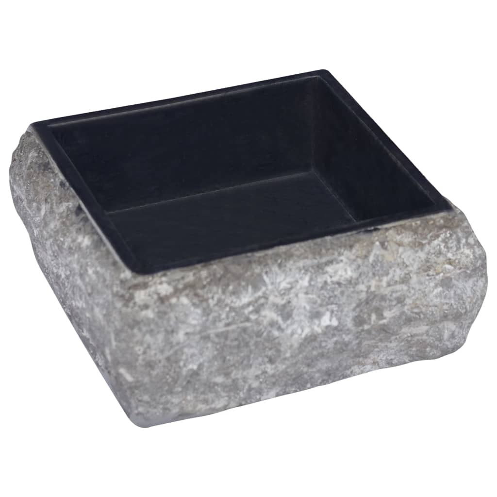 Sink Black 30x30x13 cm Marble