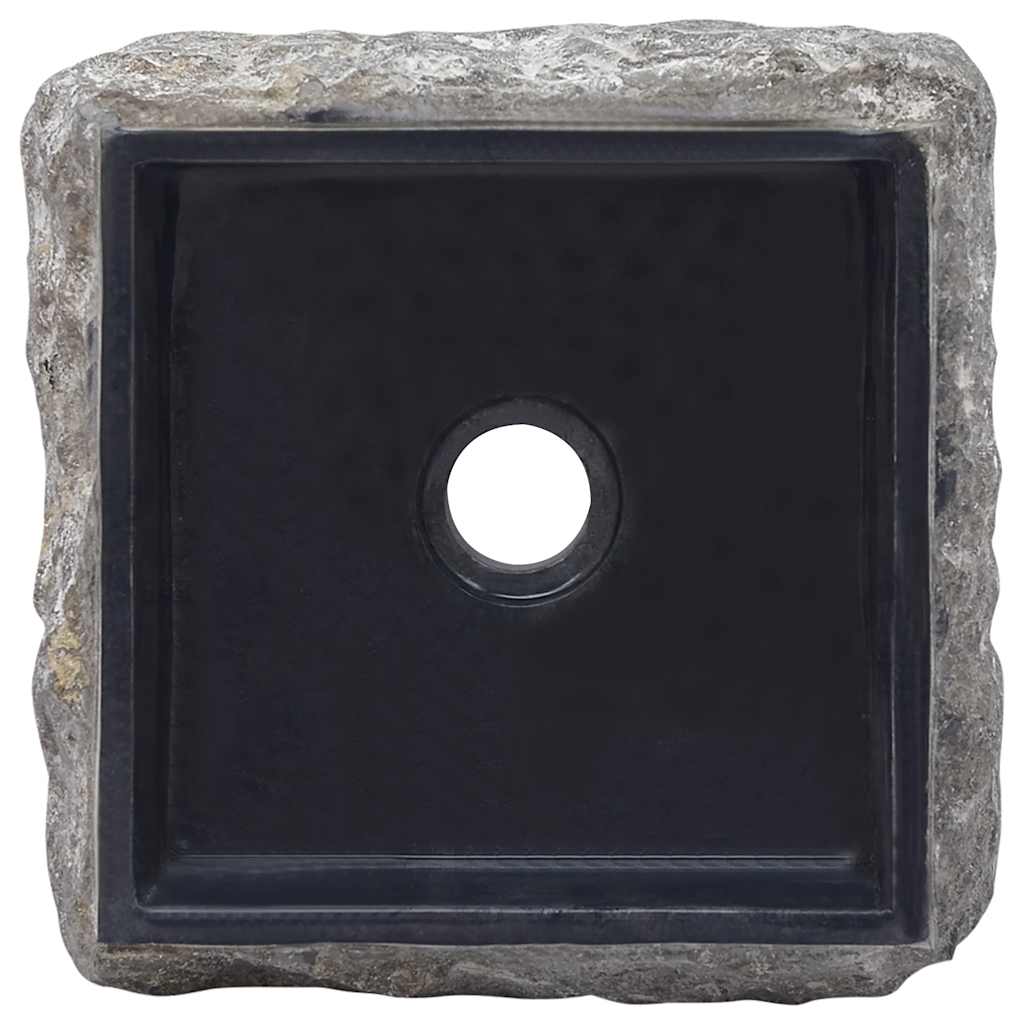 Sink Black 30x30x13 cm Marble