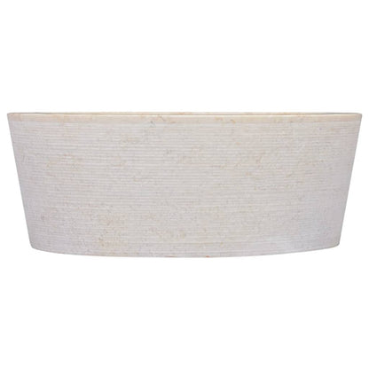 Sink Cream Ø40x15 cm Marble