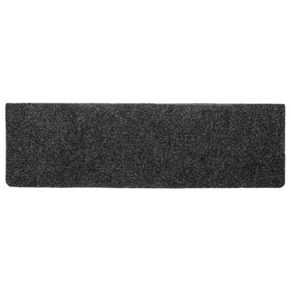 Stair Mats 5 pcs Grey 65x21x4 cm Needle Punch