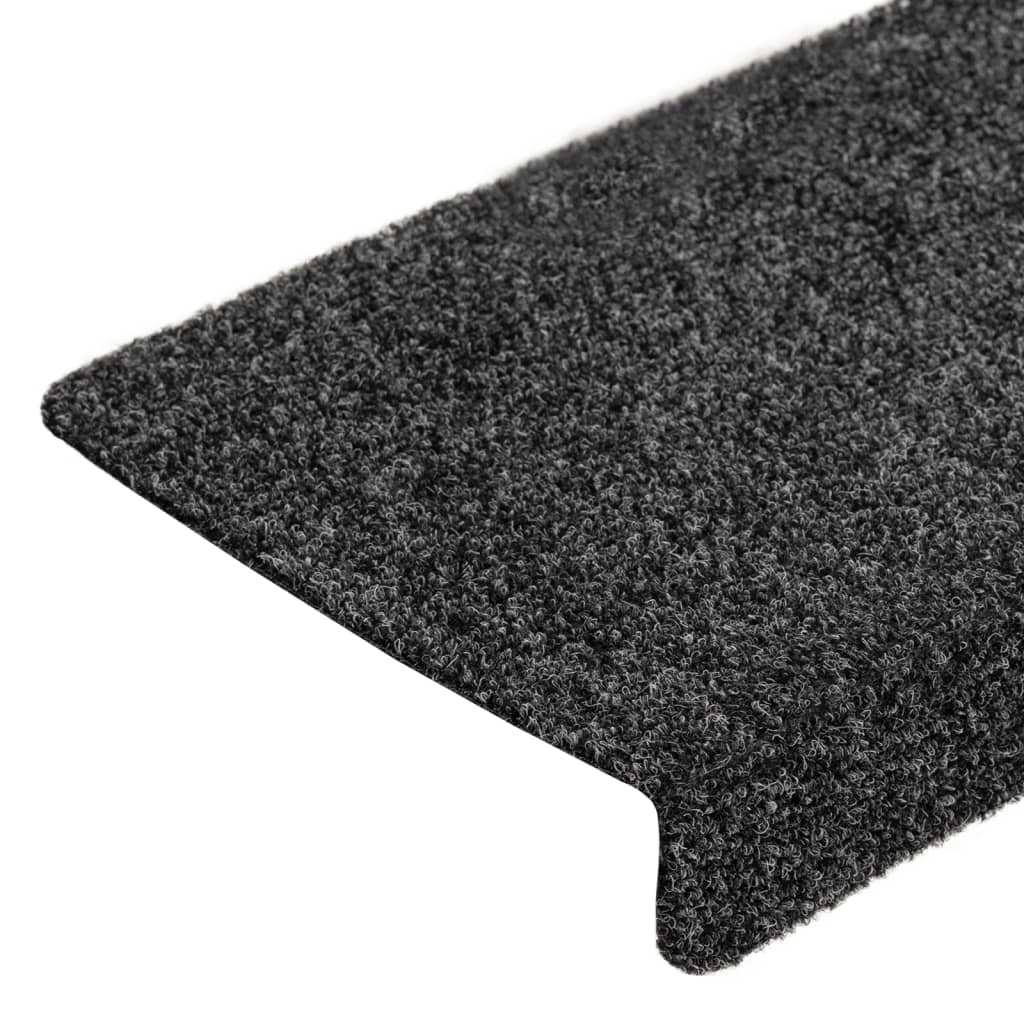 Stair Mats 5 pcs Grey 65x21x4 cm Needle Punch