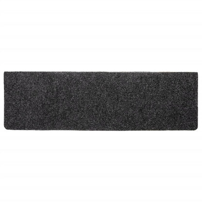 Stair Mats 10 pcs Grey 65x21x4 cm Needle Punch