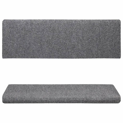 Stair Mats 5 pcs Light Grey 65x21x4 cm Needle Punch