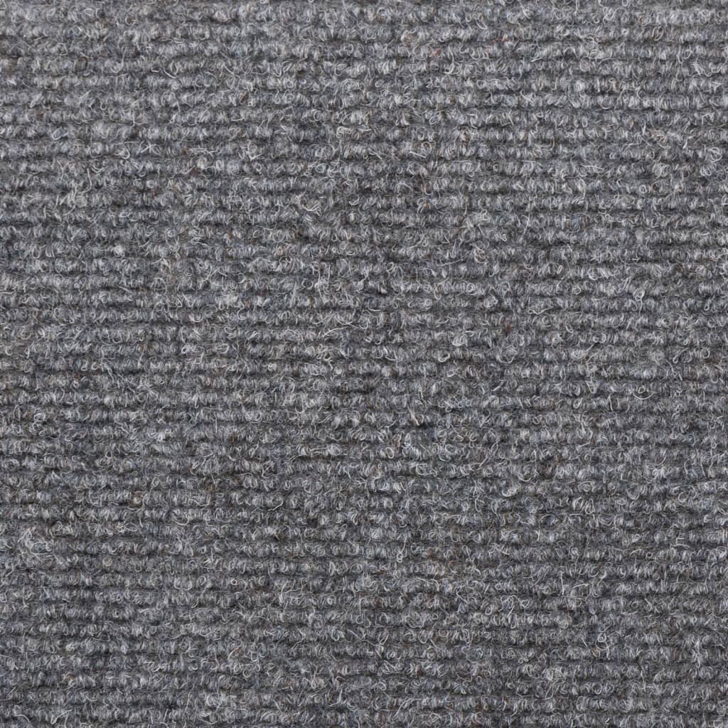 Stair Mats 5 pcs Light Grey 65x21x4 cm Needle Punch