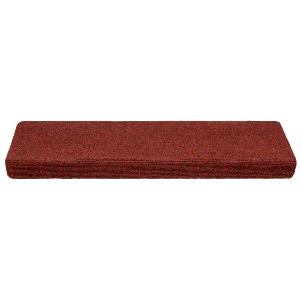 Stair Mats 5 pcs Bordeaux Red 65x21x4 cm Needle Punch