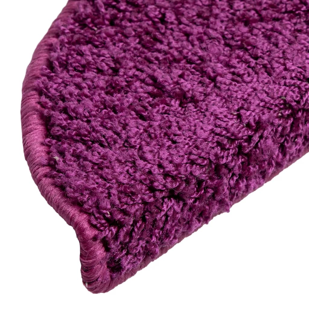 Stair Mats 10 pcs 56x17x3 cm Violet