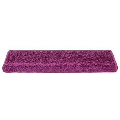 Stair Mats 10 pcs 65x21x4 cm Violet