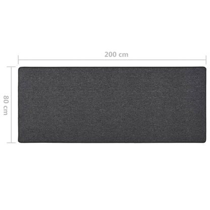 Carpet Runner Anthracite 80x200 cm