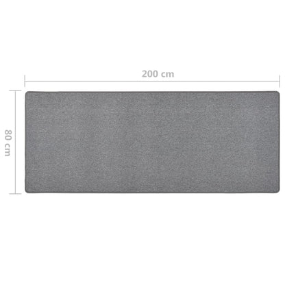 Carpet Runner Dark Grey 80x200 cm