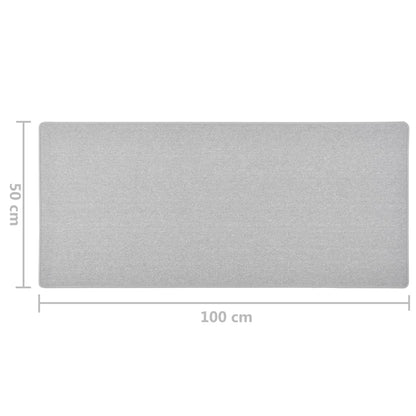 Carpet Runner Light Grey 50x100 cm