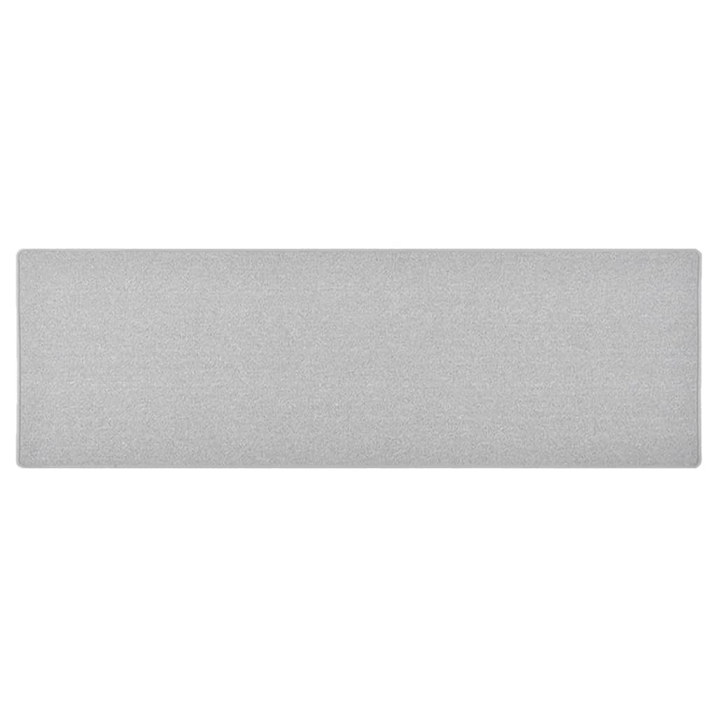 Carpet Runner Light Grey 80x250 cm