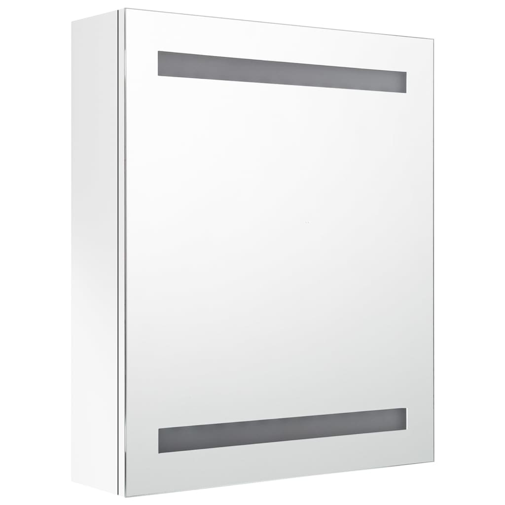 LED Bathroom Mirror Cabinet Shining White 50x14x60 cm