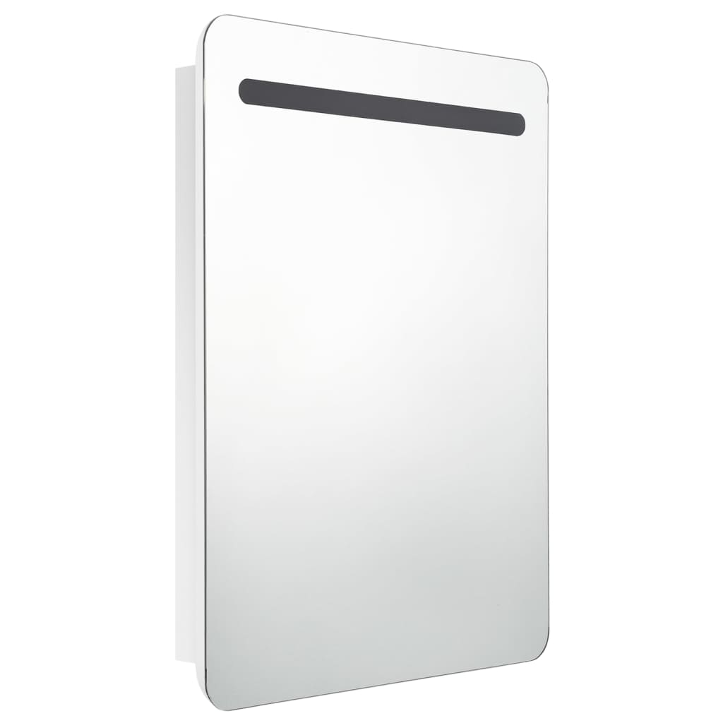 LED Bathroom Mirror Cabinet Shining White 60x11x80 cm